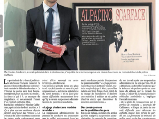 Tribunal de police du MANS  - Maine libre du 27.02.23 - LE MANS
